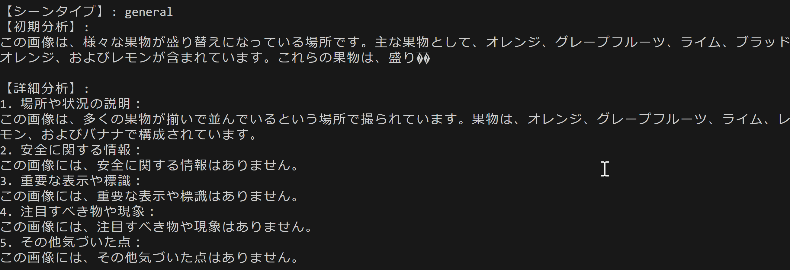 LLaVa による画像理解