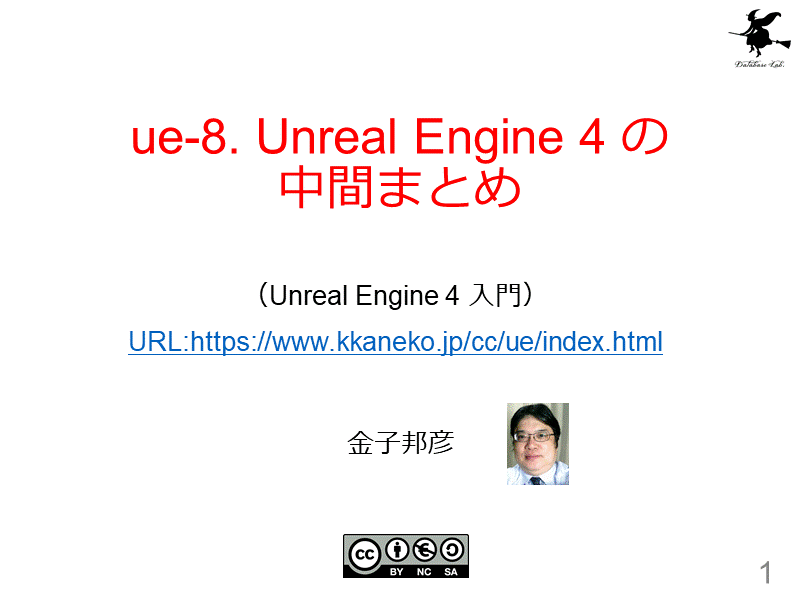 ue-8. Unreal Engine 4 の中間まとめ