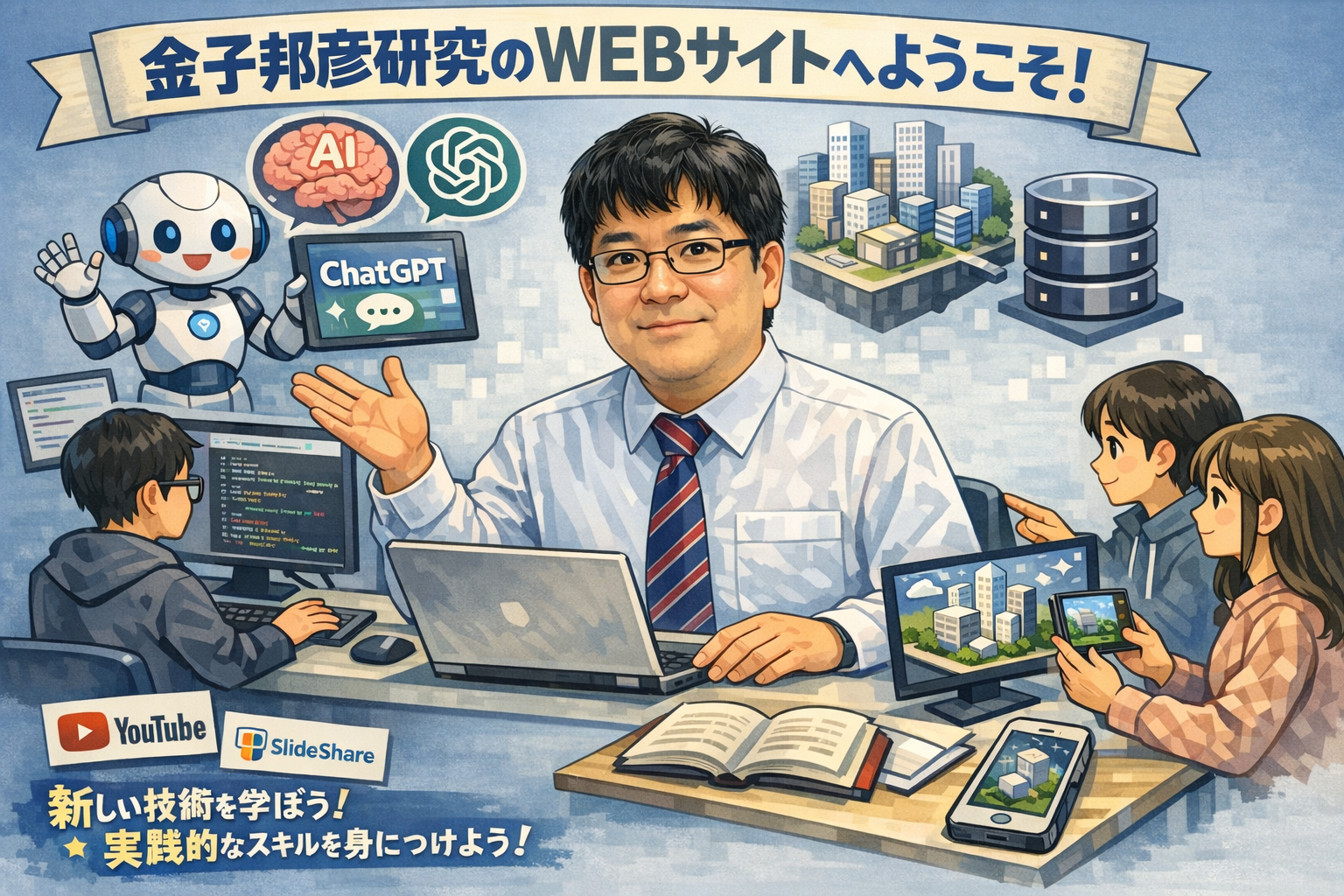 金子邦彦研究室 紹介動画を再生