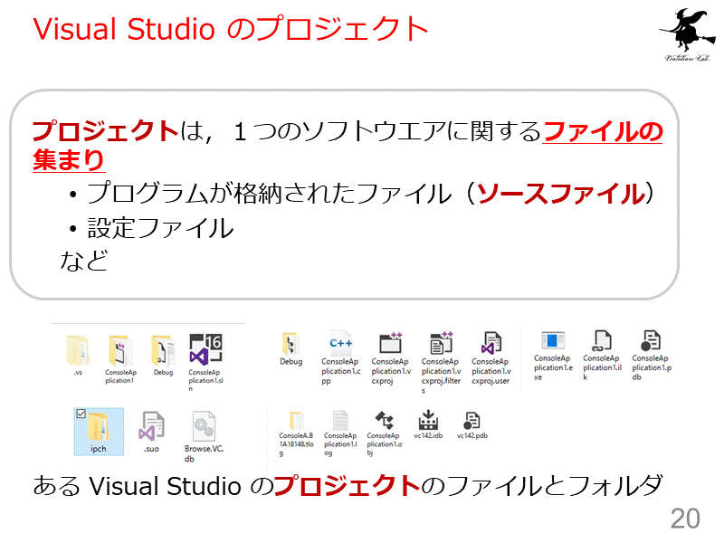 Visual Studio のプロジェクト