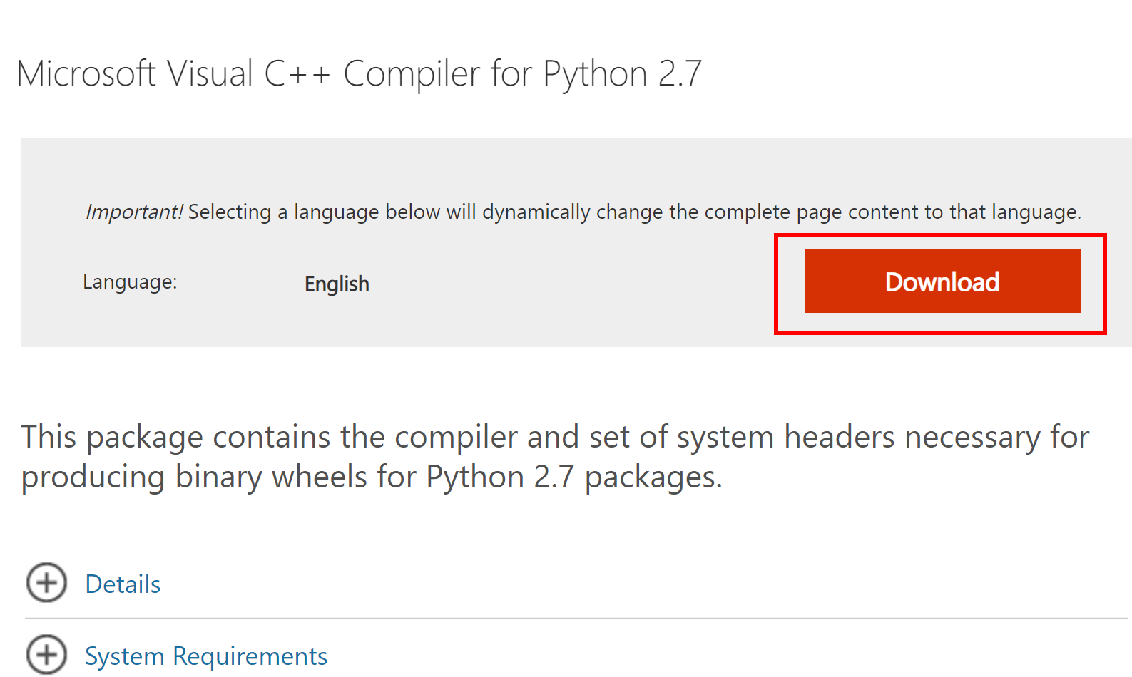 Visual C Compiler For Python 2 7 Visual C Compiler For Python 2 7